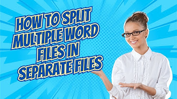 How to Split Multiple word files? Document Organization with Word Document Splitter Software