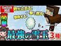 マイクラ 3種類の最強雪玉がコマンドで作れる バトルでも大活躍間違いなし マイクラ 3種類の最強雪玉がコマンドで作れる バトルでも大活躍間違いなし