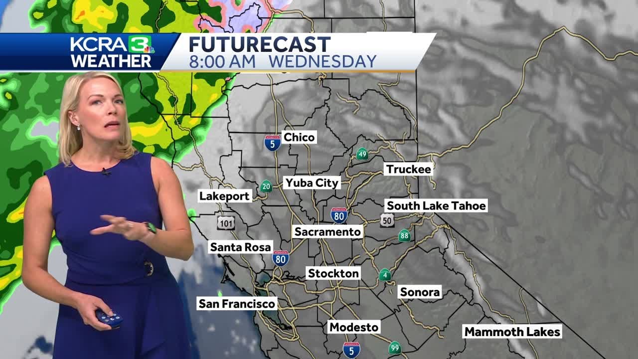 Dry day for Tuesday. Rain and snow showers return by Wednesday. - YouTube