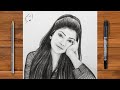 How To Draw A Girl Step By Step Pencil Sketch Drawing Drawing Girl The Crazy Sketcher 
