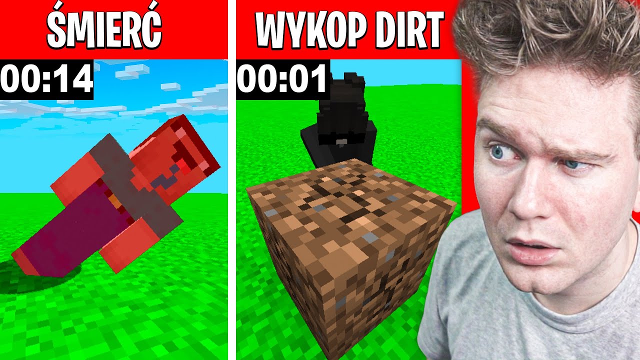 NAJDZIWNIEJSZE SPEEDRUNY w MINECRAFT *REKORDY ŚWIATA* ☠️