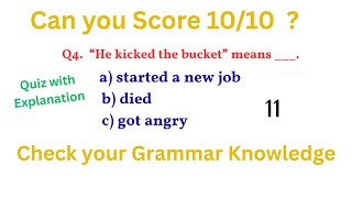 “Test your grammar skills with these 10 tricky questions! Can you score 100% ?”