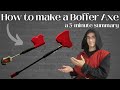 How to make a boffer axe  a 3minute summary