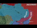 Russian invasion of ukraine every day to may 1st 2024 using google earth