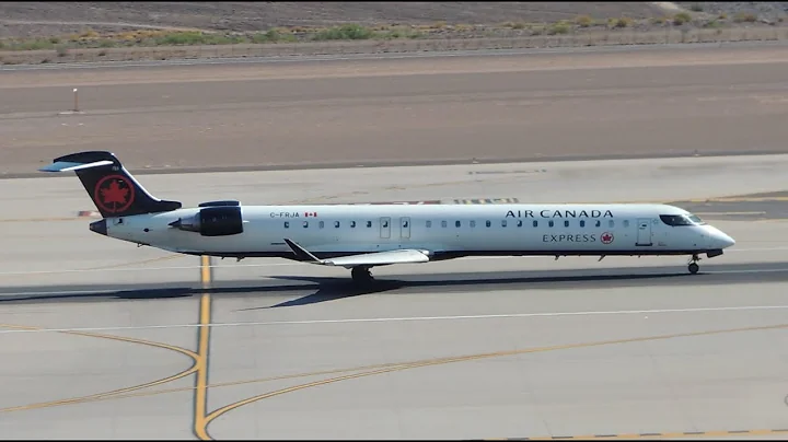 Air Canada Express (Jazz) Bombardier CRJ-900 [C-FRJA] takeoff from PHX