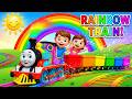 🚂 All Aboard! Rainbow Magic Train Colors Adventure 🌈 | Kingsley &amp; Kayden