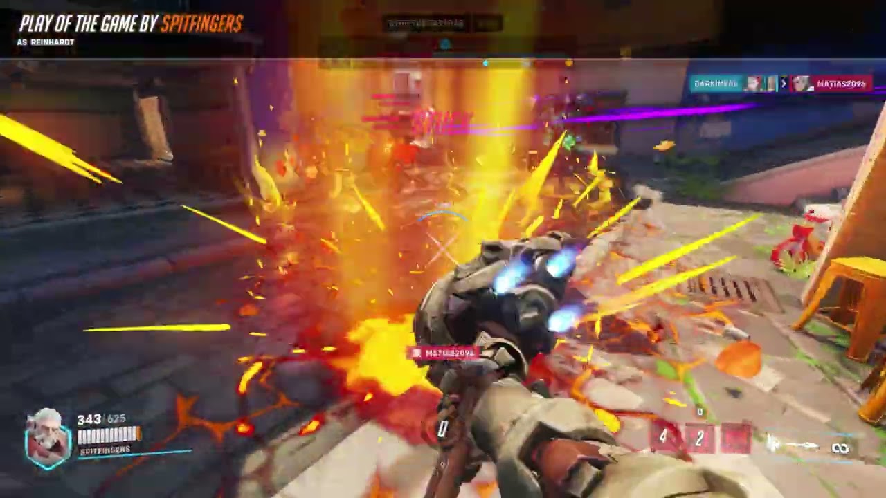 ⁣Overwatch 2 Rein POTG - ANYONE ELSE!