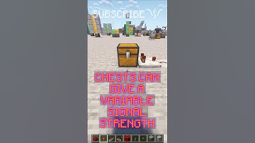 Check ITEMS LEVELS IN YOUR CHESTS with COMPARATORS! | Redstone with PsiVolt #minecraft #redstone