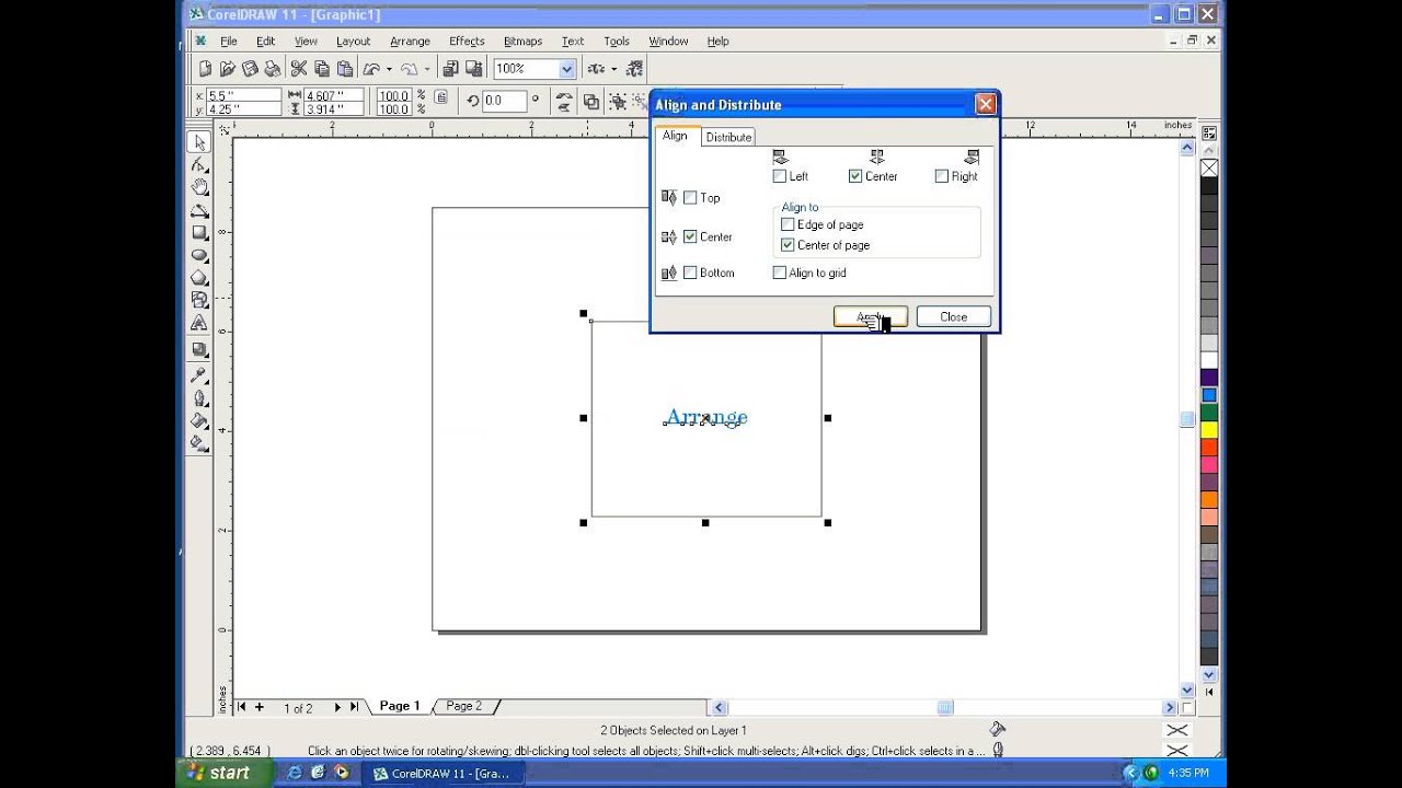  COREL DRAW  11 COMPLETE TUTORIALS IN URDU Transform to 