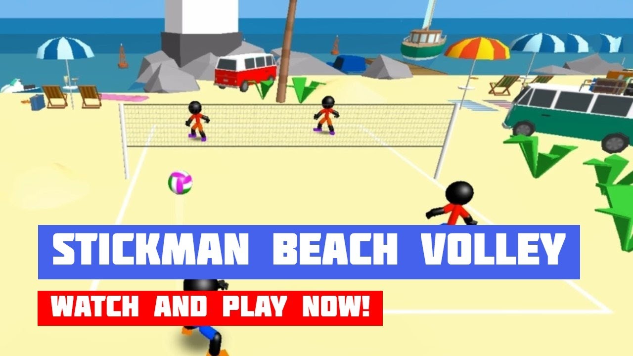 Stickman Beach Volleyball Game · Play Online For Free · Gamaverse