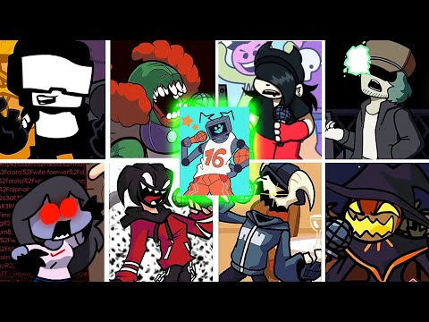 R.A.M. but Every Opponent's Turn a Different Character Sings (FNF but ...