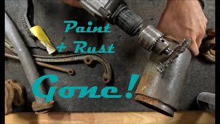 Old Waterpump Restoration Part 2: Paint and Rust Removal