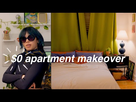 refreshing my studio apartment ($0 budget)