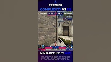 Ninja defuse by wiz! #csgo #csgoclips #csgomoments #huNter #g2 #navi #shorts #fyp #blastpremier