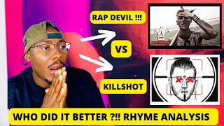 KILLSHOT VS RAP DEVIL, WHO HAD BETTER RHYME SCHEME AND LYRICS