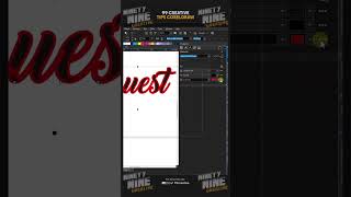 CorelDraw Tips | Use Outline Text #coreldraw #design  #graphicdesigner