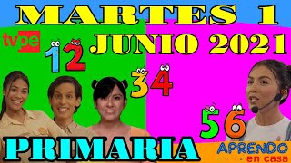 🔴 APRENDO EN CASA PRIMARIA 🔵 MARTES 1 DE JUNIO PRIMARIA 1, 2, 3, 4, 5 Y 6 GRADO TV PERÚ