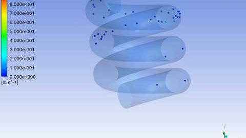 two phase flow inside helical pipe