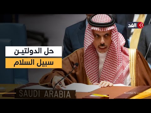 وزير الخارجية السعودي حل الدولتين السبيل الوحيد للسلام وسنقوم بإصلاحات تلب ي طموحات الفلسطينيين