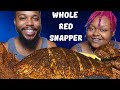 WHOLE BAKED RED SNAPPER + FRIED LAMB CHOPS + GRILLED LAMB CHOPS MUKBANG 먹방 EATING SHOW