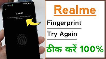 Realme Devices Fingerprint Try Again Problem Solve