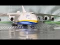 Massive AN-225 take off - Antonov pt.1 airport stop motion animation (with sounds)