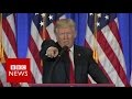 Donald Trump shuts down CNN reporter - BBC News