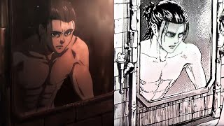 Attack On An Episode 9 Eren Mirror Scene