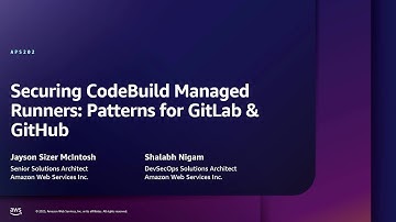 AWS re:Inforce 2025 - Securing CodeBuild managed runners: Patterns for GitLab & GitHub (APS202)