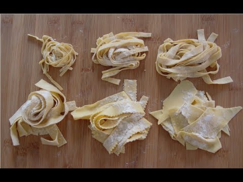 How many types of fresh egg pasta do you know?