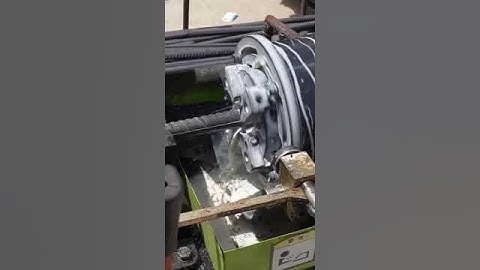 rebar threading machine