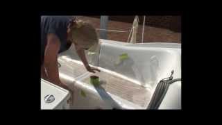 Rayco Canvas Beneteau sailboat cushions.wmv