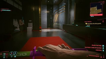 Cyberpunk 2077 Neutralizing Guards at Hanako