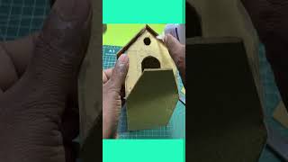 Simple Cardboard House Making | Viral DIY Shorts #cardboardhouse #shorts #shortvideo #viralshorts