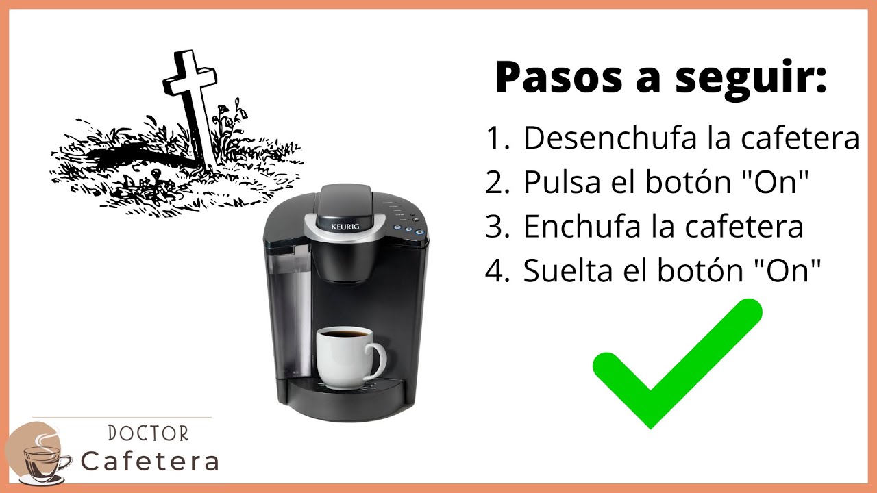 ❗️Cafetera KEURIG que no enciende 🔧 Solución fácil ✅️ 