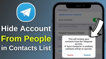 How to Hide Your Telegram Account from People in Your Contacts List - Hide Telegram Acc from Others