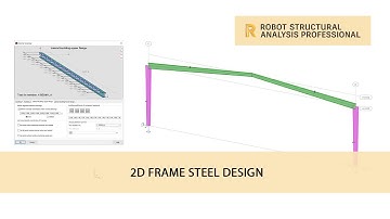 Autodesk Robot Structural Analysis : 2D Frame Steel Design