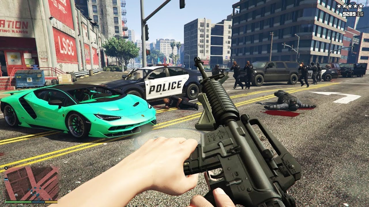 GTA 5 Five Star Police #gta5 #games #live - YouTube