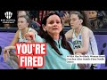 New York Liberty FIRE CHAMPIONSHIP HEAD COACH Sandy Brondello As WNBA Reporter RACE BAITS FOR CLICKS