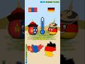 Mongolia vs the world 🇲🇳 #countryballs #shorts #mongolia