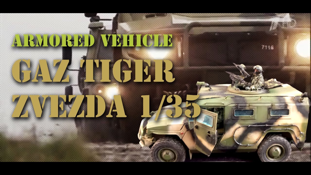 Véhicule blindé russe GAZ Tiger Arbalet 1/35 Zvezda - Z3683 Véhicule blindé russe GAZ Tiger Arbalet 1/35 Zvezda - Z3683