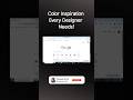 Color Inspiration Every Designer Needs!🚀