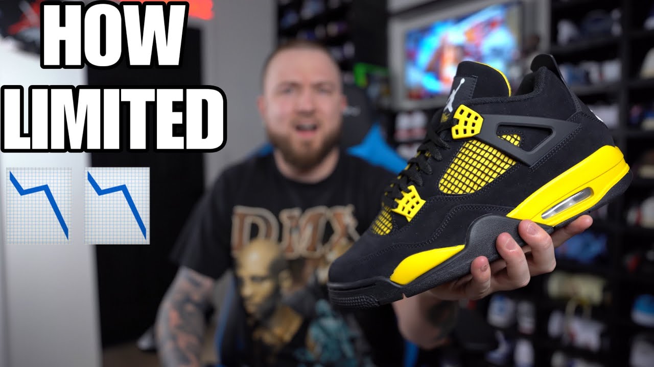 HOW LIMITED ARE THE JORDAN 4 “THUNDER” REALLY? THESE MAY BE EASIER THAN WE  THOUGHT! 