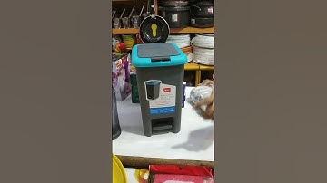 push and pedal dustbin