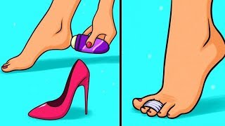 Shoe and feet hacks these are incredible you have to try!learn
shoelace in different styles like a pro. find out how make comic print
shoes,...