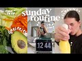 my sunday routine ☼ groceries, cleaning, food prep, self-care, etc.