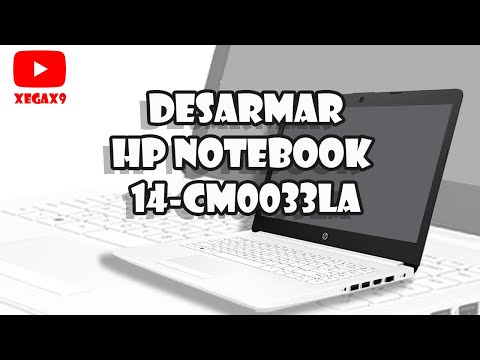 Desarmar HP NOTEBOOK 14-cm0033la