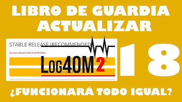 18 LOG4OM2 Actualizar el programa