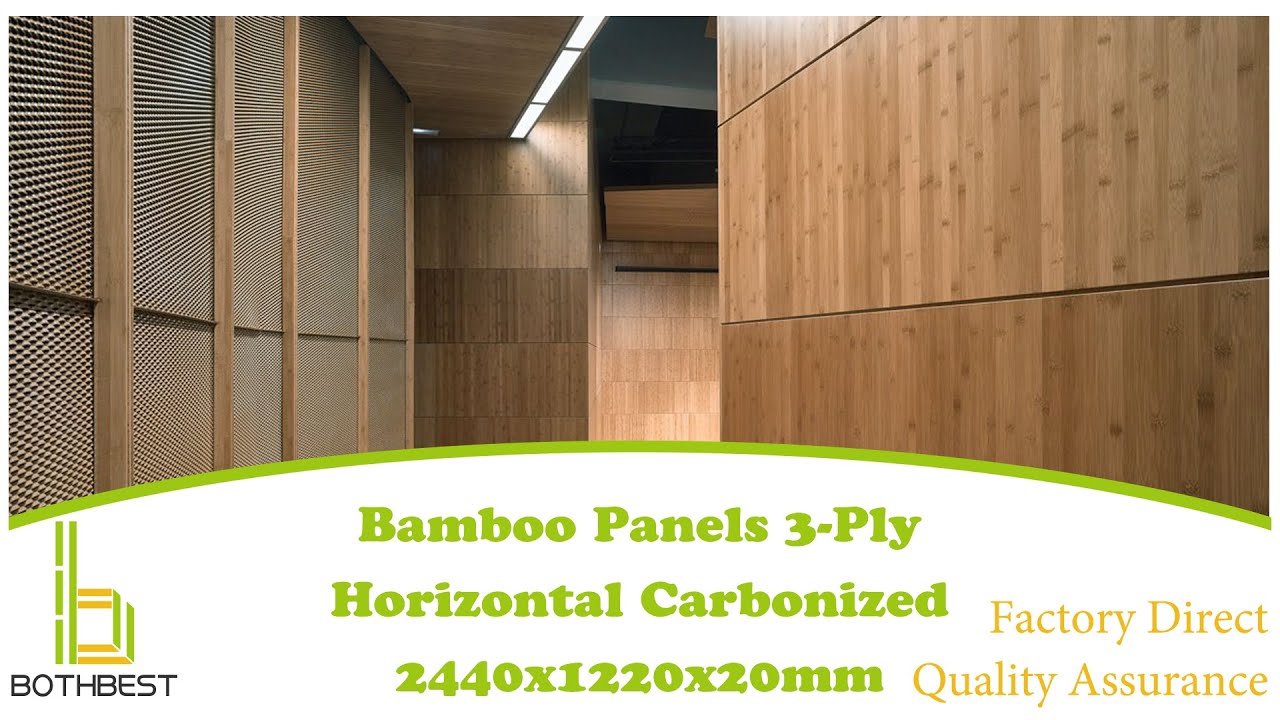 Bothbest Bamboo Plywood 20mm Horizontal Carbonized #bambooplywood #bamboopanels #plywood #panels