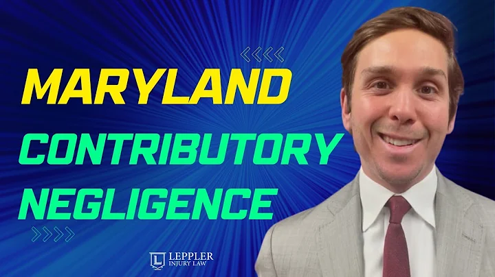 Discover How Maryland's Contributory Negligence Laws Affect You!